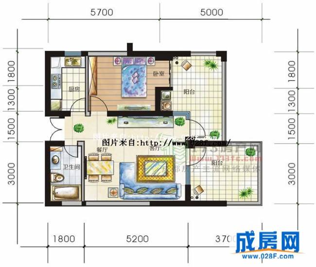 钱隆天下户型图,点击放大