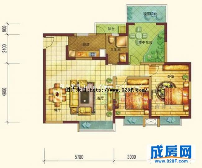华晨雅庭户型图,点击放大