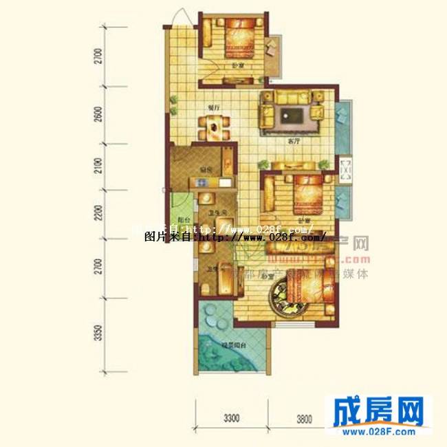 华晨雅庭户型图,点击放大