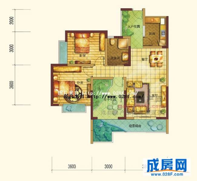 华晨雅庭户型图,点击放大