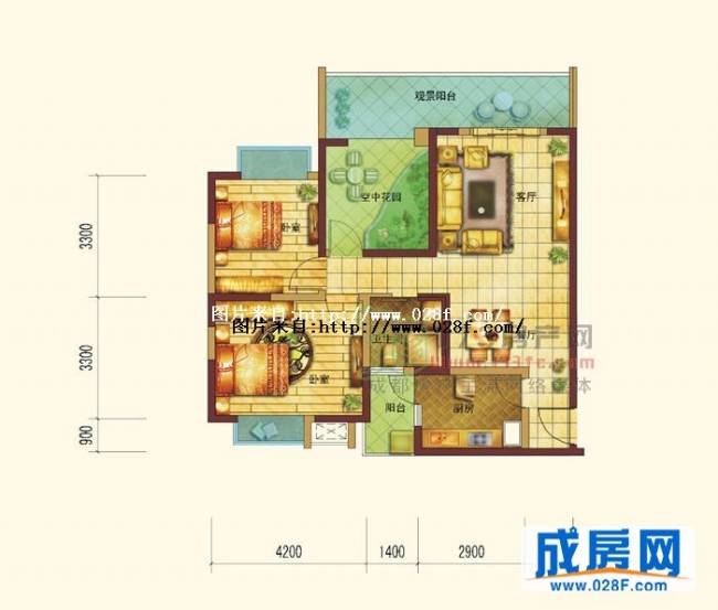 华晨雅庭户型图,点击放大
