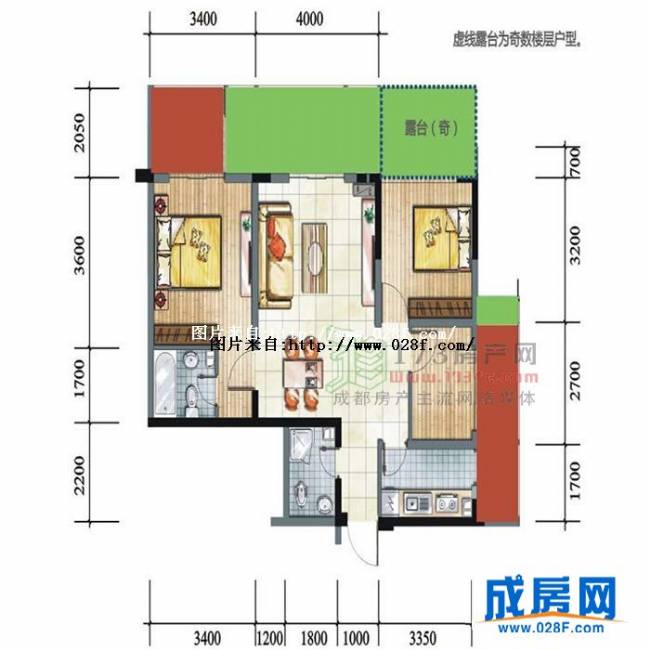 逸尚美庭户型图,点击放大