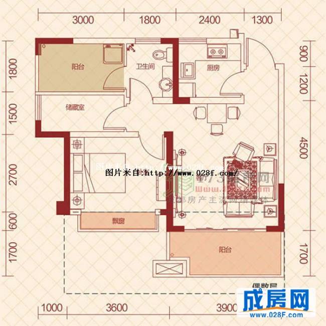 双发金英汇户型图,点击放大