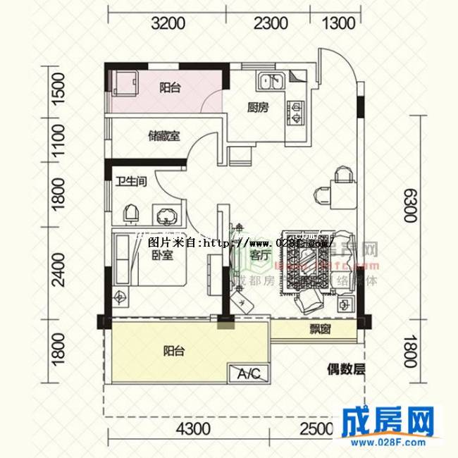双发金英汇户型图,点击放大