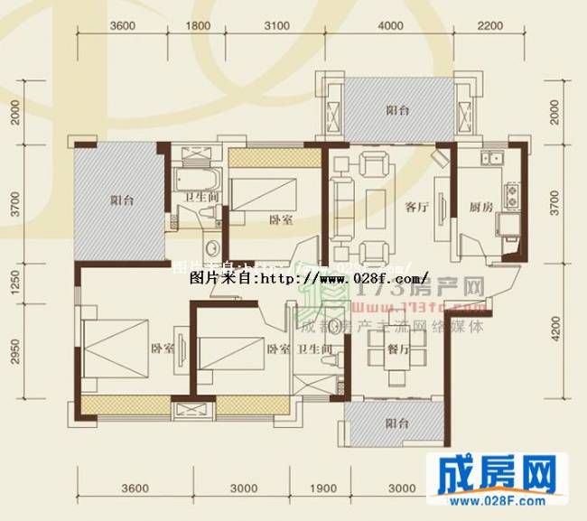 保利中心户型图,点击放大