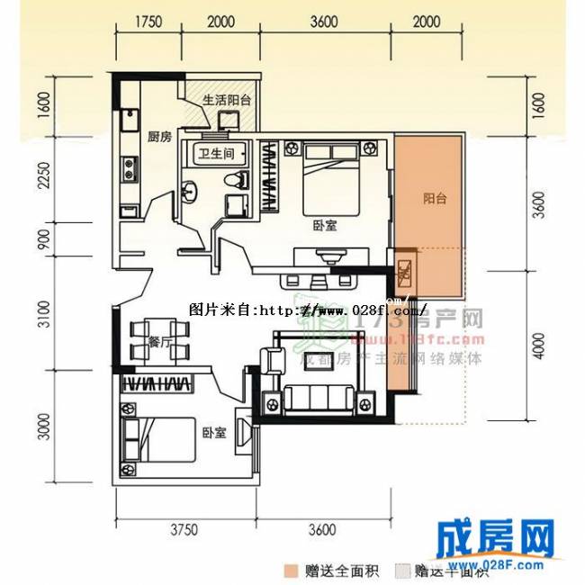 天地云庭户型图,点击放大