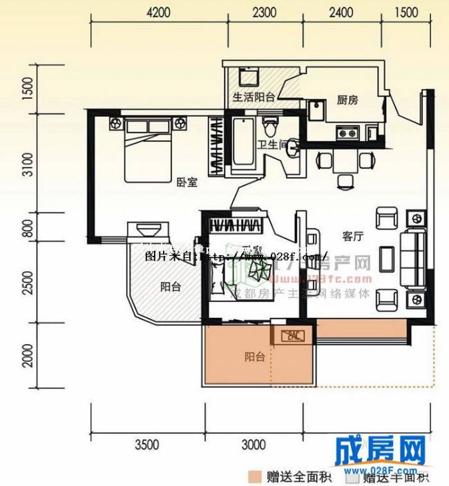 天地云庭户型图,点击放大