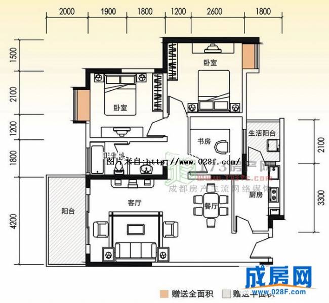 天地云庭户型图,点击放大