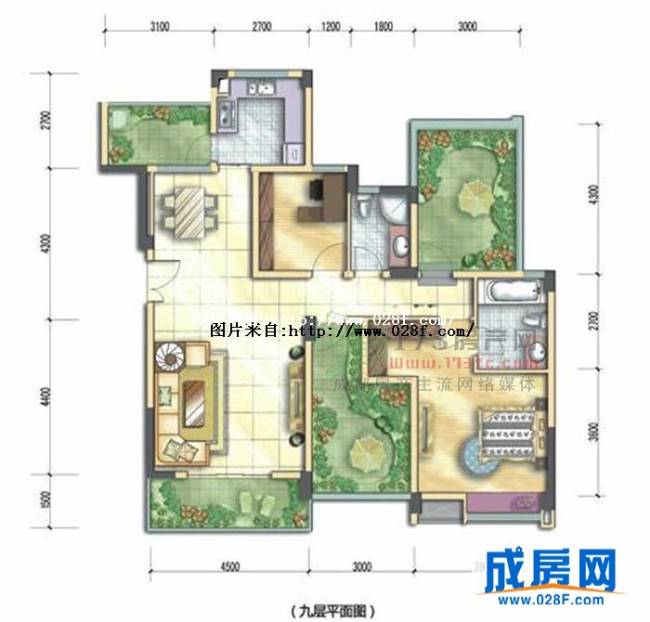 上东阳光美悦林户型图,点击放大