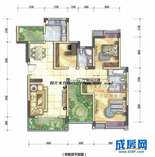 上东阳光美悦林户型图,点击放大