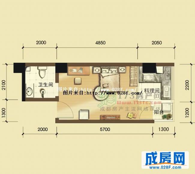 正成翡翠琉璃户型图,点击放大