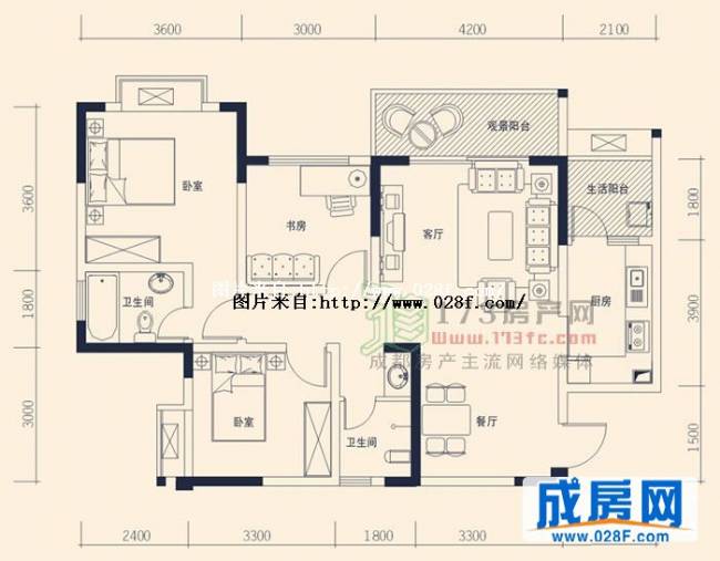 格凌兰户型图,点击放大