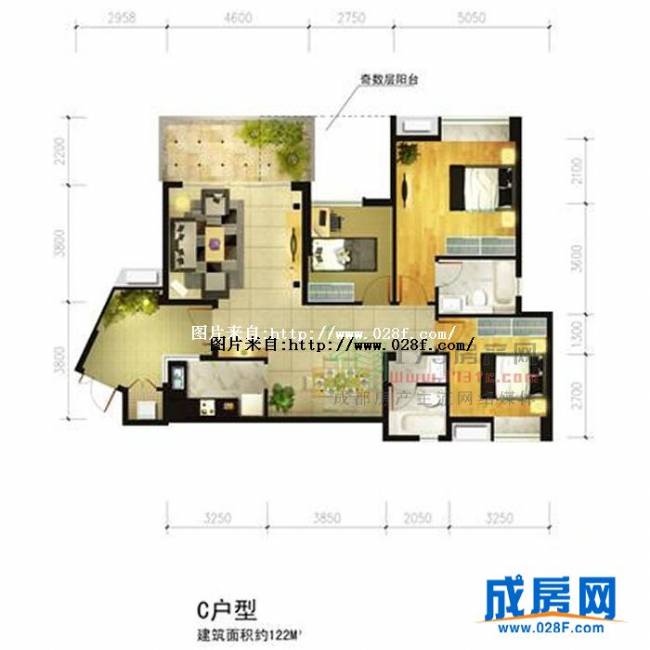 华置西锦城户型图,点击放大