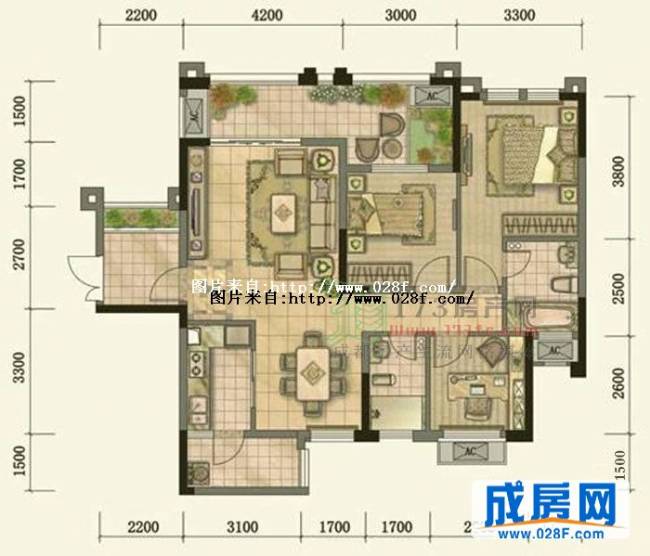 爵领欧城户型图,点击放大
