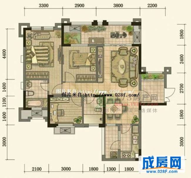 爵领欧城户型图,点击放大