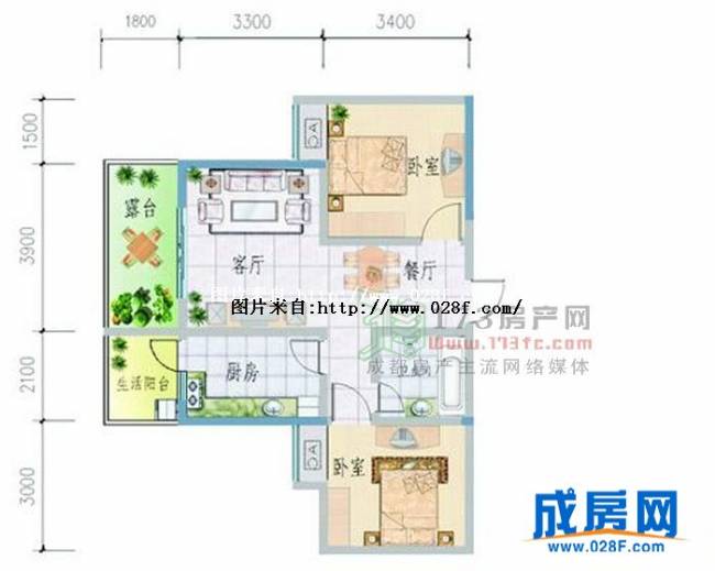 西郡兰庭户型图,点击放大