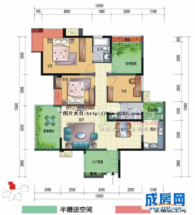 华侨凤凰国际城户型图,点击放大