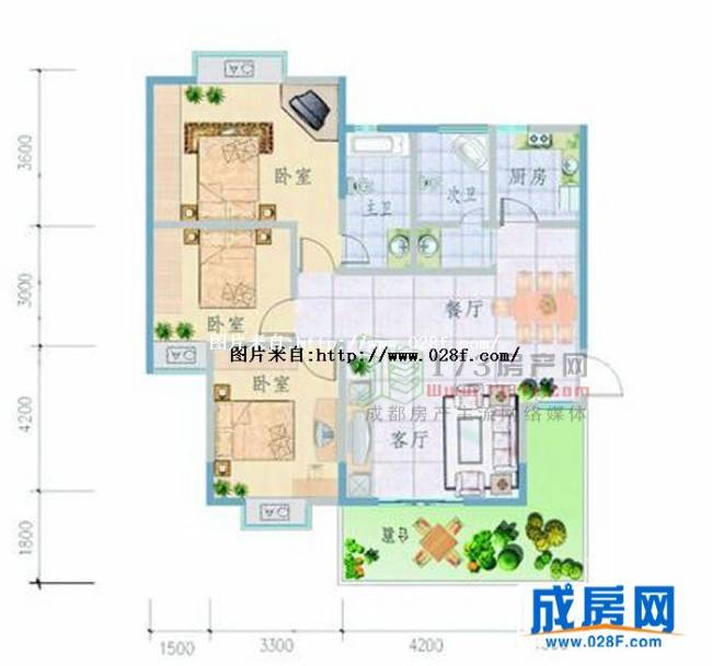 西郡兰庭户型图,点击放大