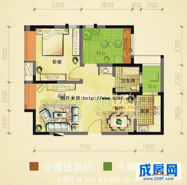 世豪广场天府豪庭户型图,点击放大