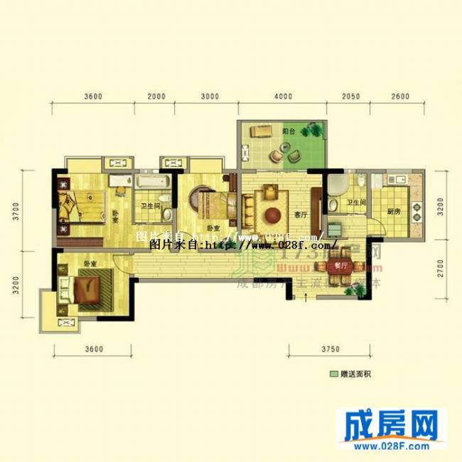 阳光地中海户型图,点击放大