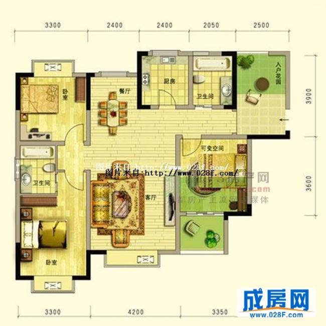 阳光地中海户型图,点击放大