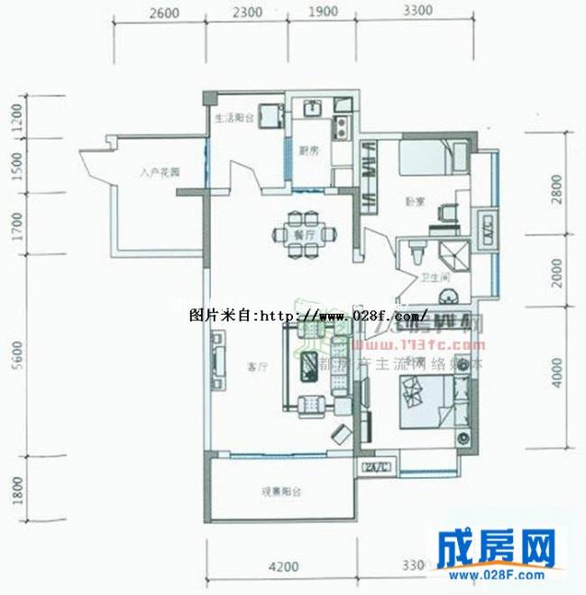 红帆蓝调户型图,点击放大