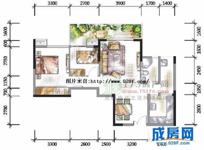 华宇蓉国府户型图,点击放大