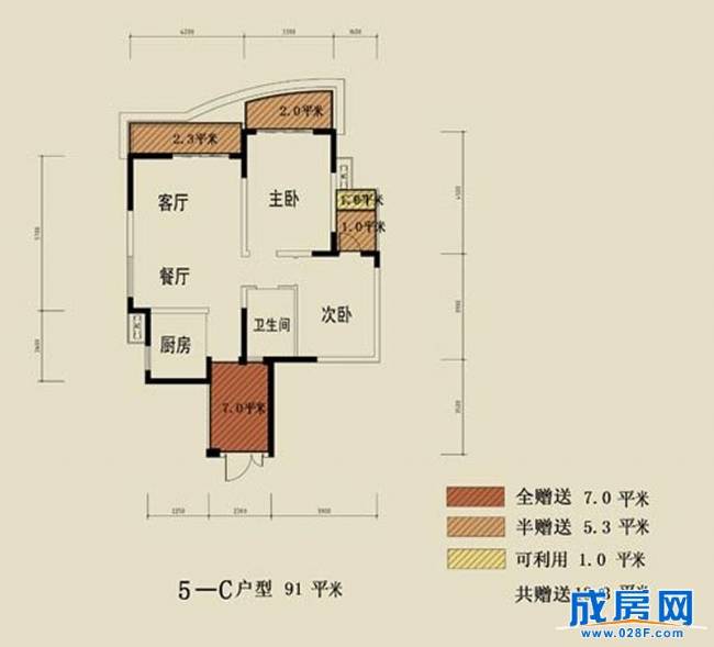 嘉年华国际社区户型图,点击放大