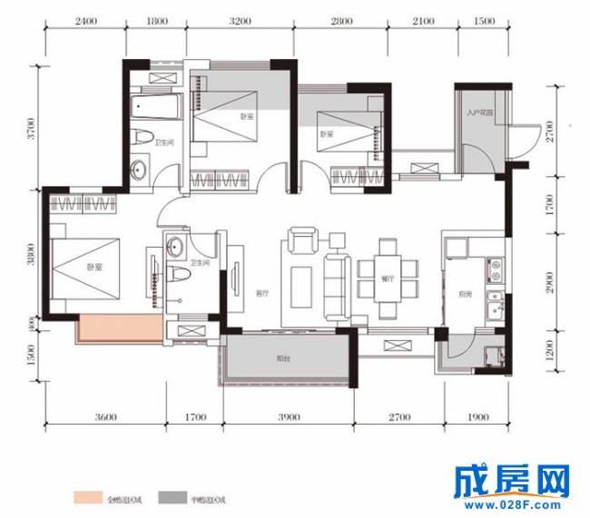 绿地城户型图,点击放大