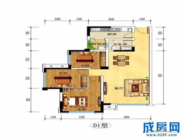 华腾舒云居户型图,点击放大