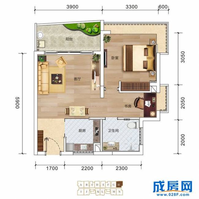 和贵蜜巢户型图,点击放大