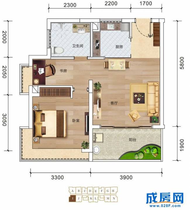 和贵蜜巢户型图,点击放大