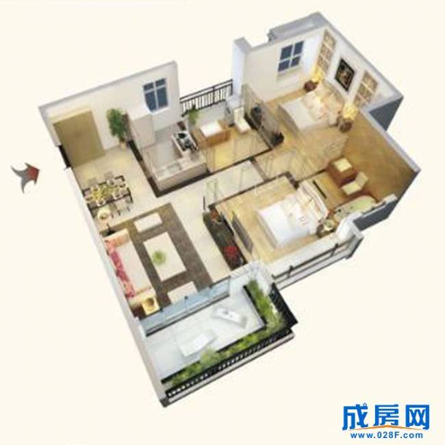 中房学府海棠户型图,点击放大