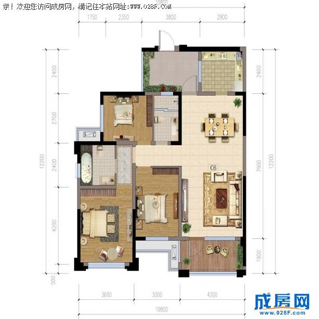 南湖国际中心户型图,点击放大