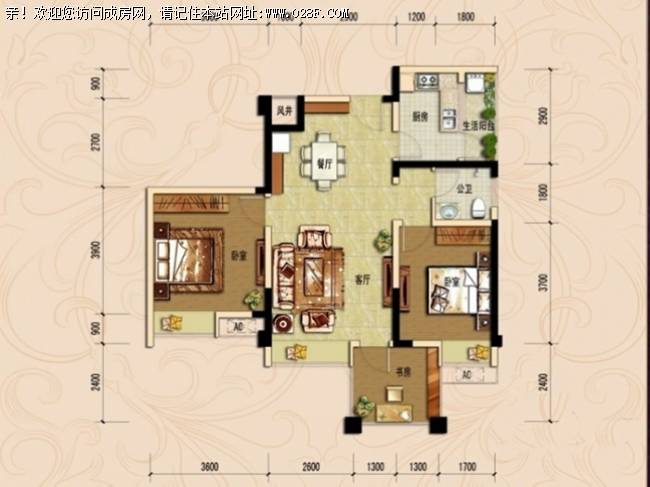 歌德堡户型图,点击放大