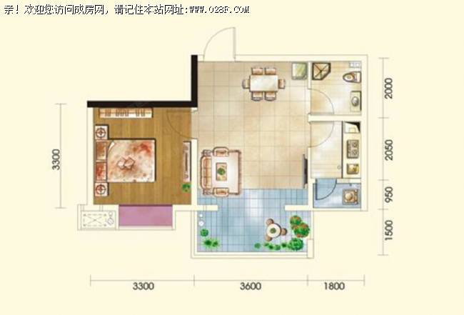 颐和京都户型图,点击放大