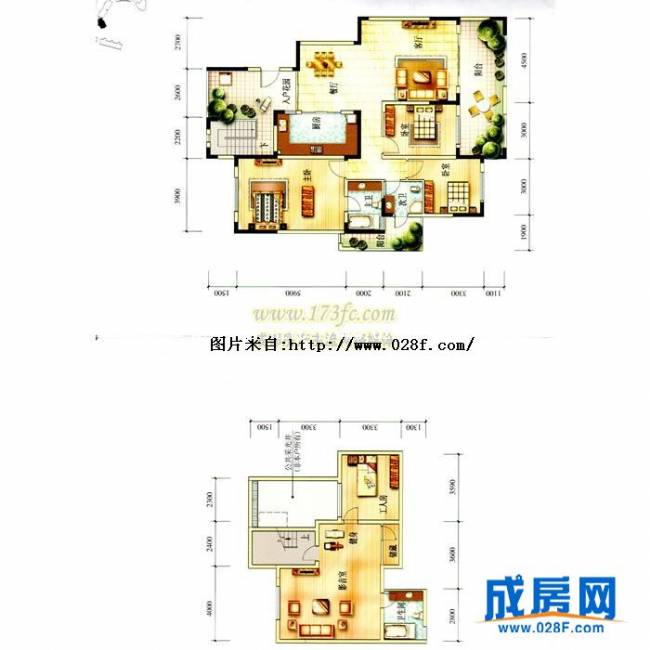英郦庄园户型图,点击放大