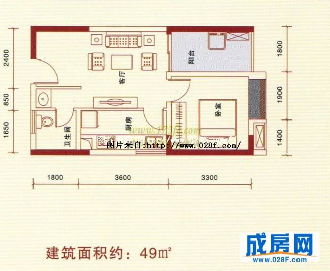 华府世家户型图,点击放大