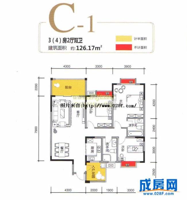 春江青龙湾户型图,点击放大