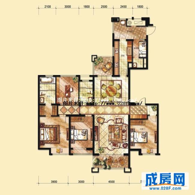 中海金沙府户型图,点击放大