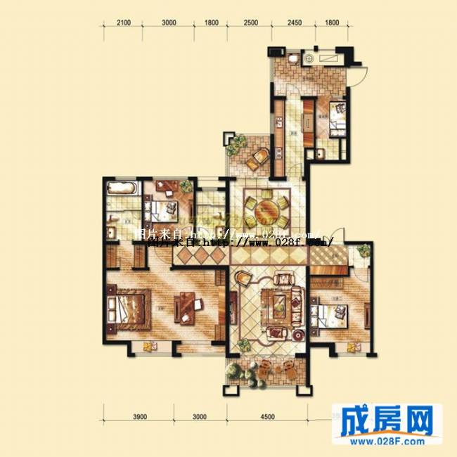 中海金沙府户型图,点击放大