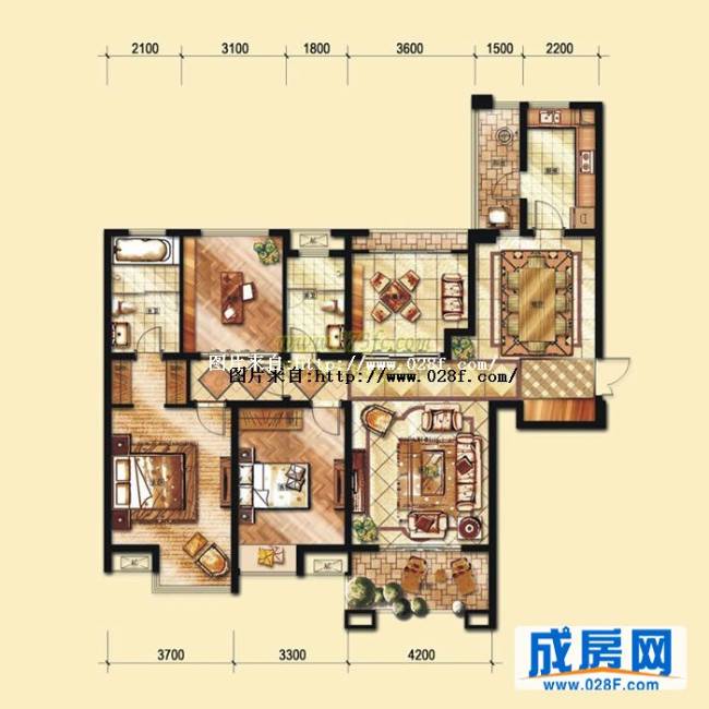 中海金沙府户型图,点击放大