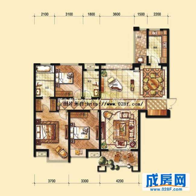 中海金沙府户型图,点击放大