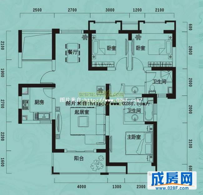 世茂花香首府户型图,点击放大