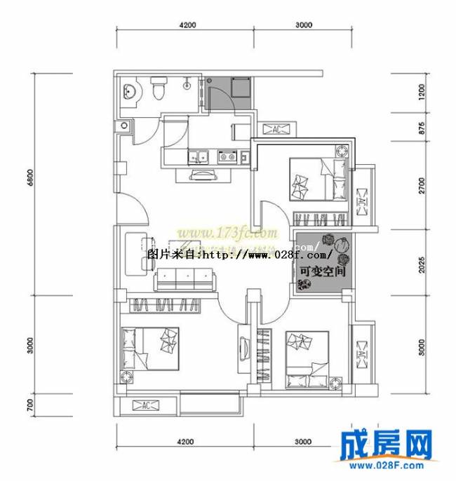 龙城户型图,点击放大