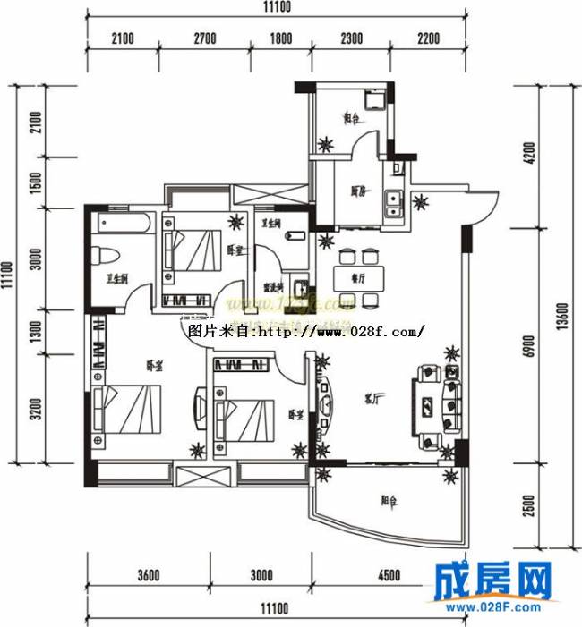 天晨花溪碧户型图,点击放大