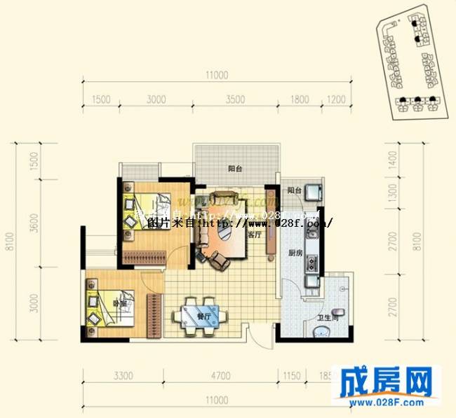 锦丽华庭户型图,点击放大