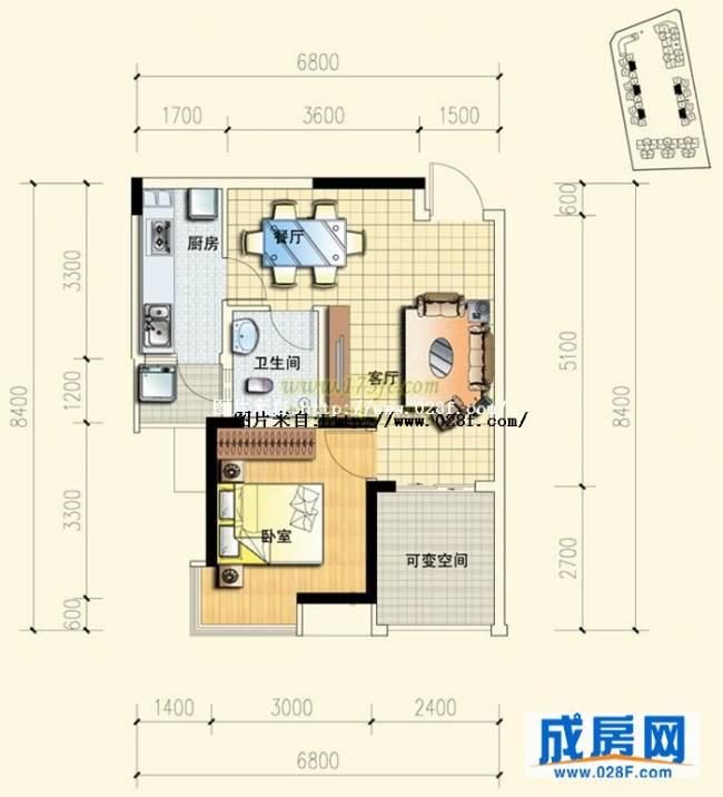 锦丽华庭户型图,点击放大