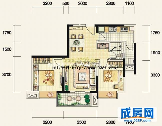 蓝光SOFA社区户型图,点击放大