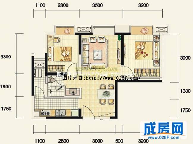 蓝光SOFA社区户型图,点击放大